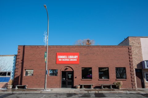 Connell Library Exterior View
