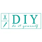 DIY: Do It Yourself with scissors and paintbrush