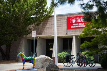 Prosser Library Exterior View